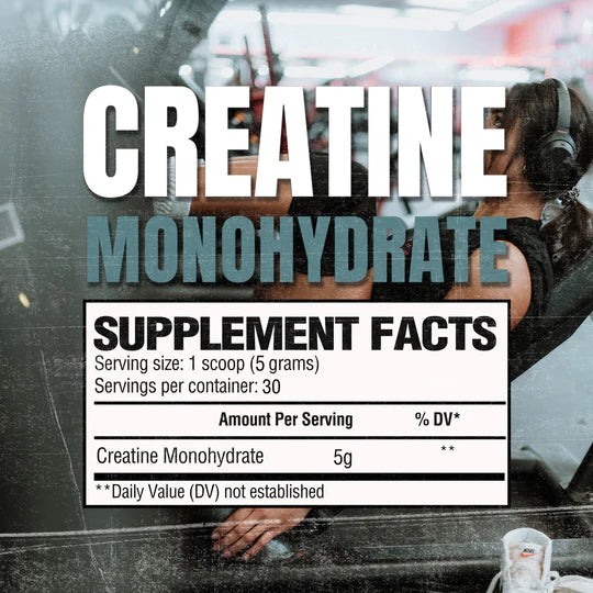 Raw Nutrition Creatine Monohydrate 150 Gramos 30 Servicios