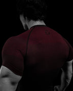Breathedivinity Doom Tech ™ Armored Venom Texture Shortsleeve Compression Carnage