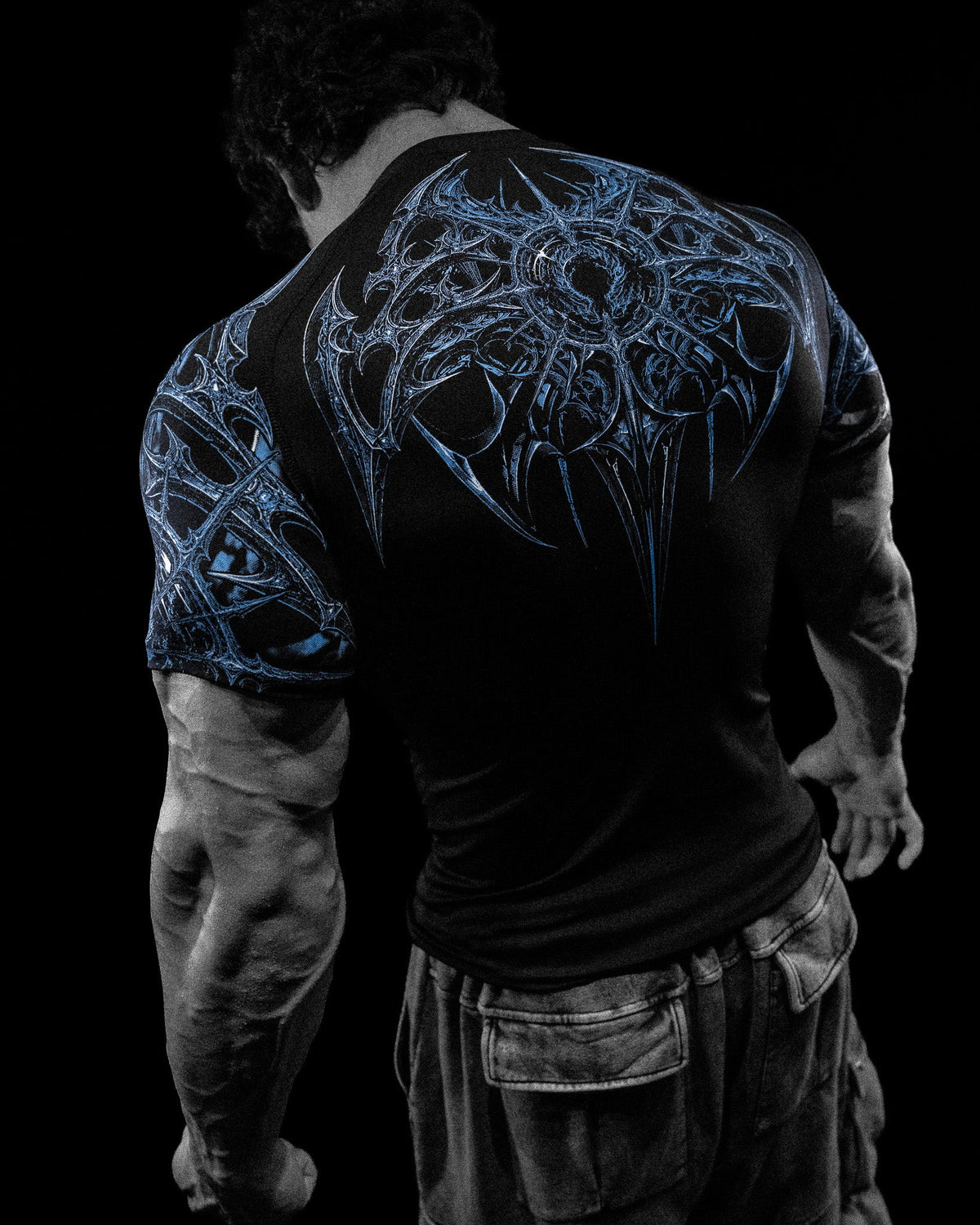 Breathedivinity Void Tech ™ BloodBorne Shortsleeve Compression Platinum