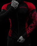 Breathedivinity Void Tech ™ Blood Wyvern Full-Zip Longsleeve Compression Nightmare