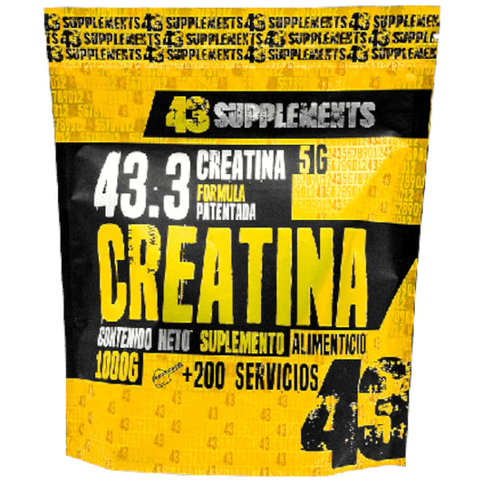 43 Supplements Creatina 1 Kg 200 Servicios