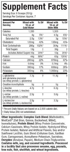 Muscletech 100% Mass Gainer 5.15 Lbs