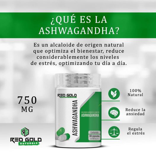 Red Gold Ashwagandha 60 Capsulas