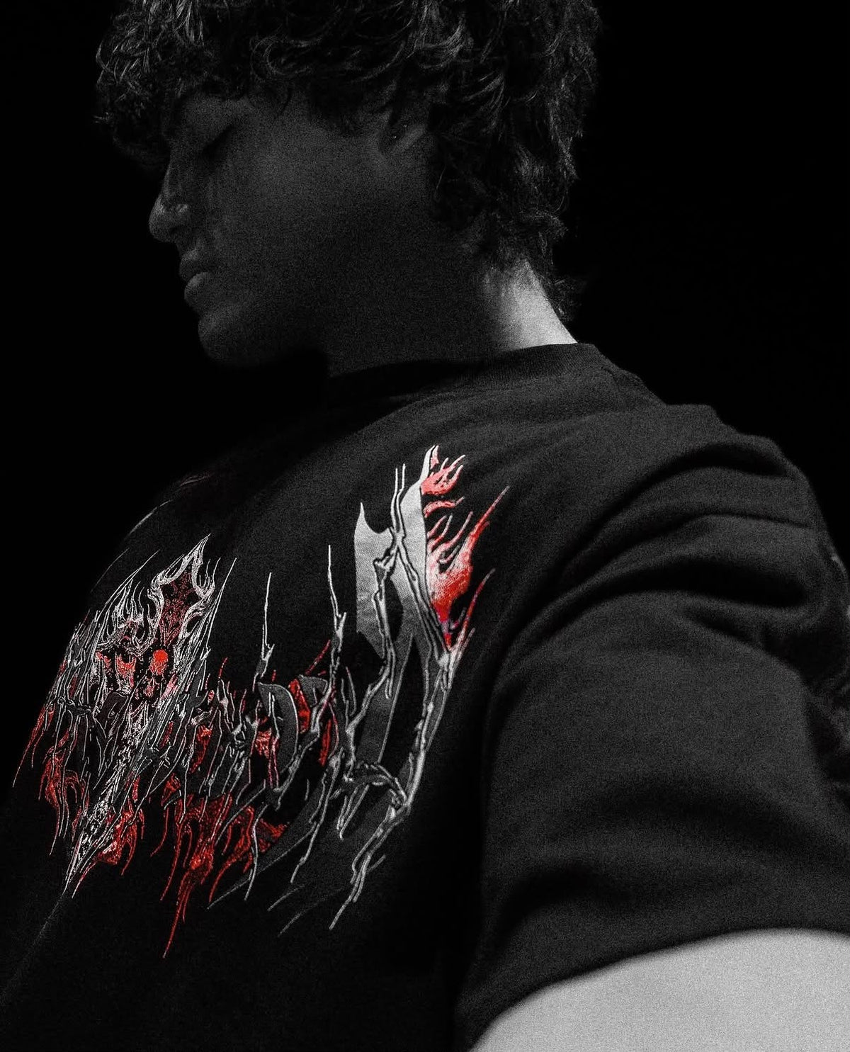 Breathedivinity Oversized T-Shirt Sephiroth Blood Metal