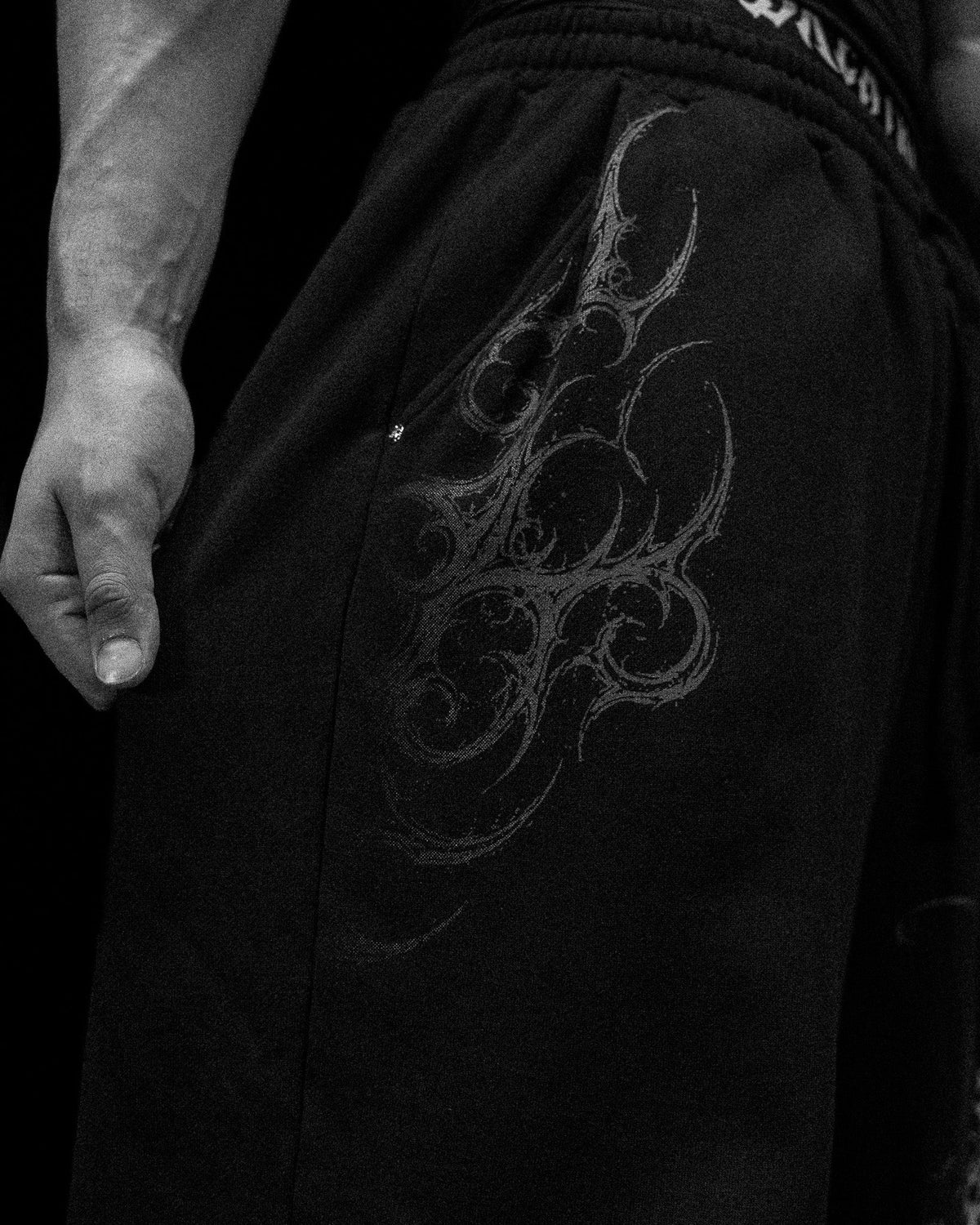 Breathedivinity Dark Forge Tarnished Oversized Cargos Void Black
