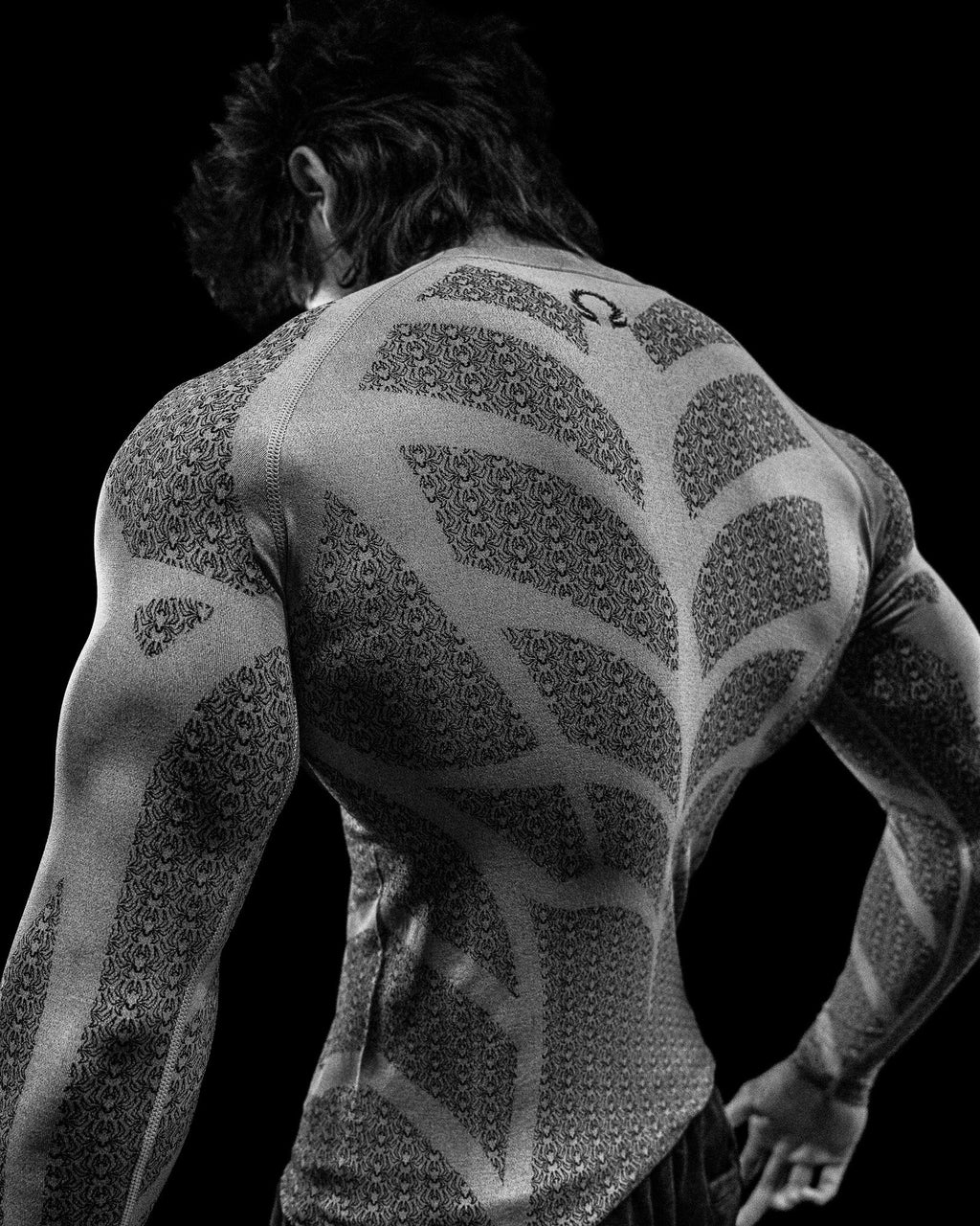 Breathedivinity Doom Tech ™ Spider Corpse Longsleeve Compression Divine White