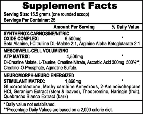 Hi-Tech Aps Mesomorph 25 Servicios