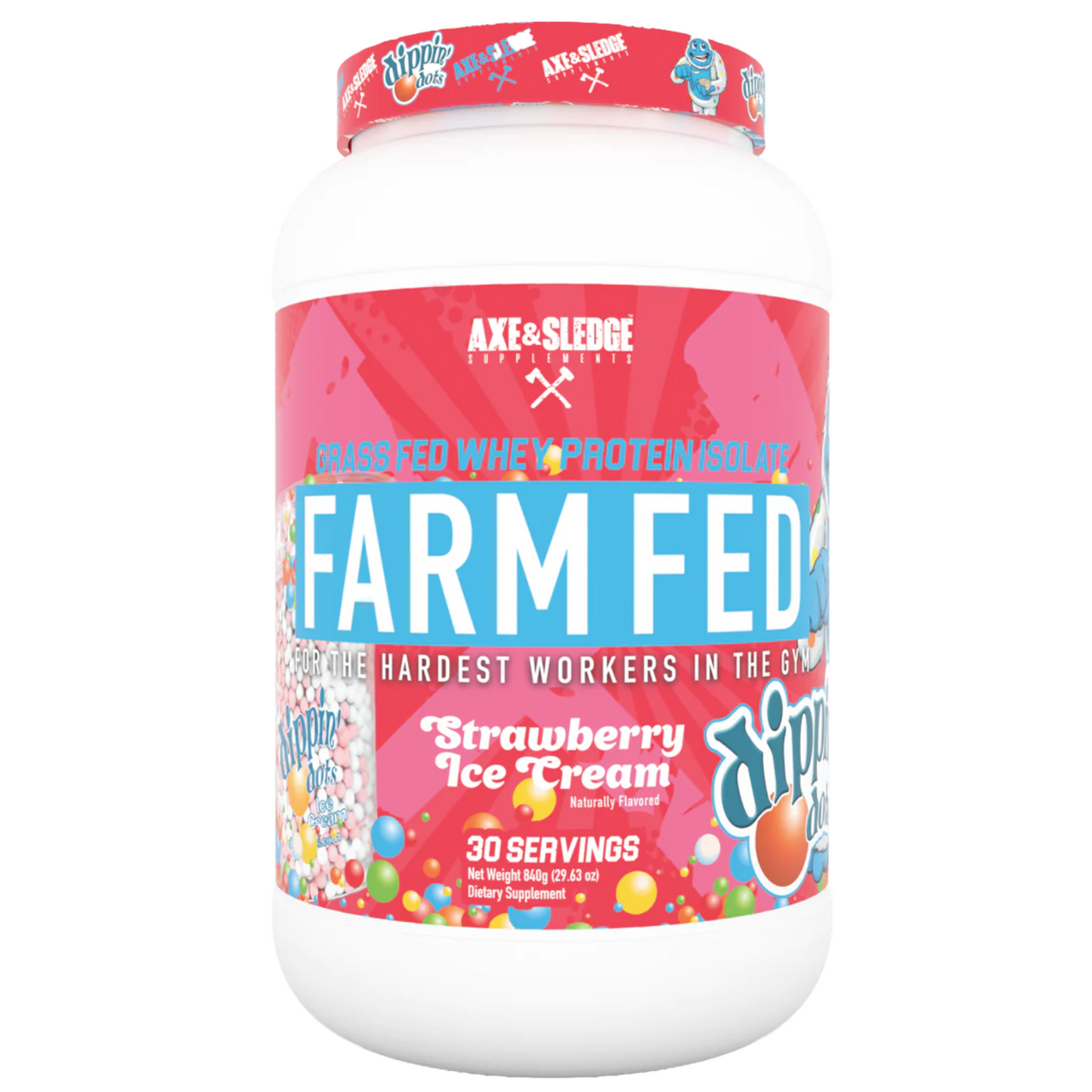 Axe And Sledge Farm Fed Grass Fed Whey Protein Isolate 2 Lbs