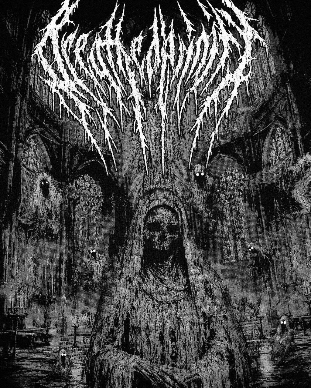 Breathedivinity Soul Sanctum Cut-Off Tee Void Black
