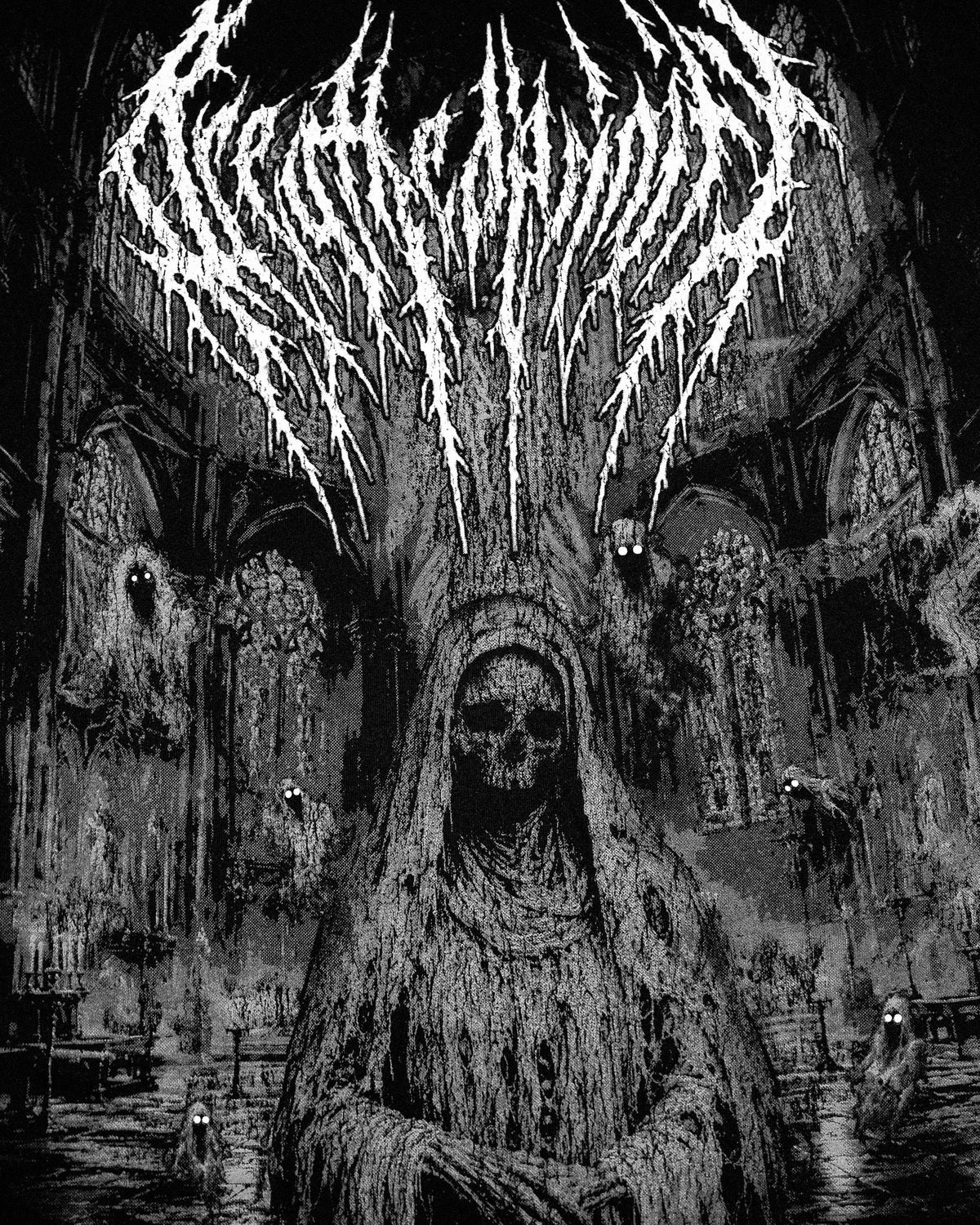 Breathedivinity Soul Sanctum Cut-Off Tee Void Black