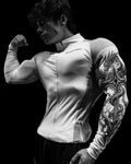 Breathedivinity Void Tech ™ Blood Wyvern Full-Zip Longsleeve Compression Divine White