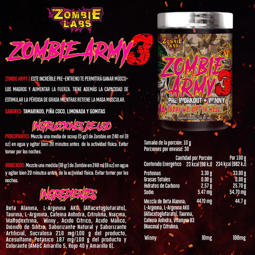 Zombie Labs Zombie Army 3 30 Servicios