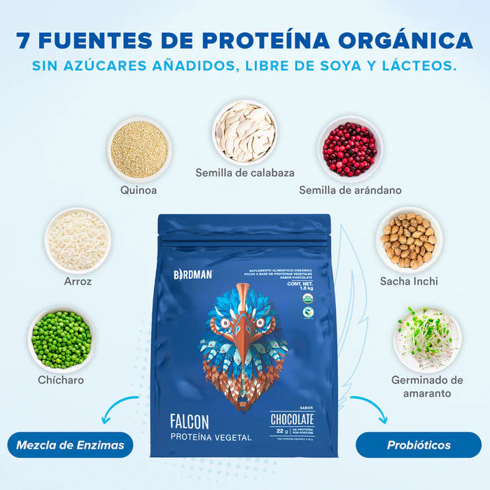 Birdman Falcon Proteina Vegetal 1.80 Kg