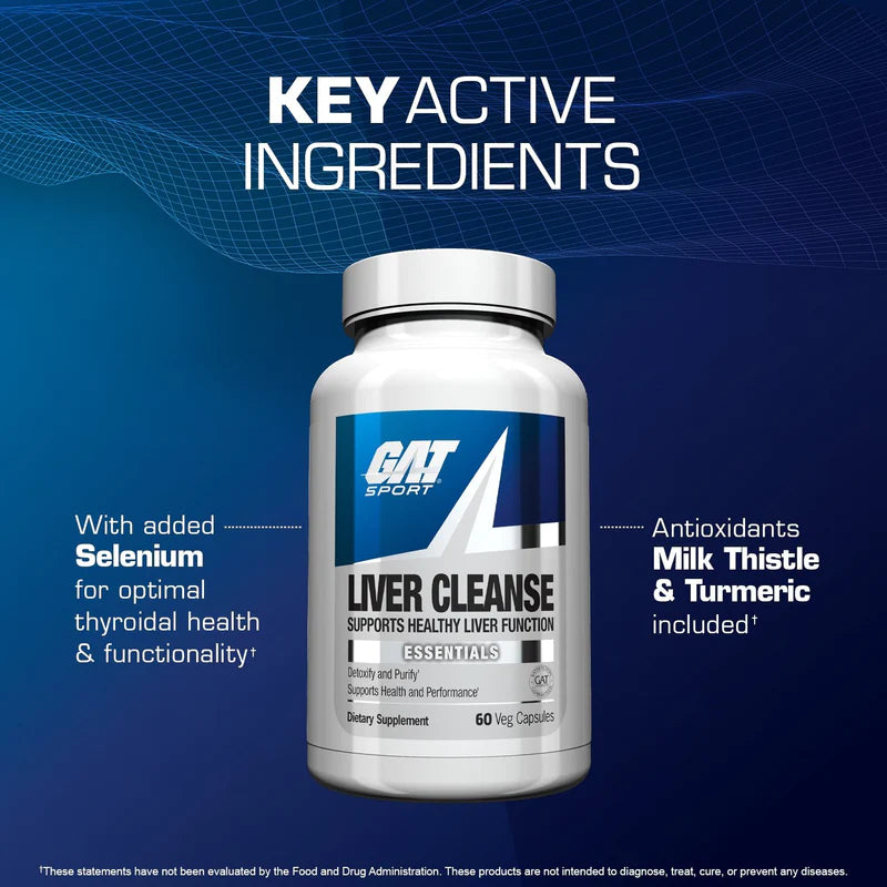 Gat Sport Liver Cleanse 60 Capsulas