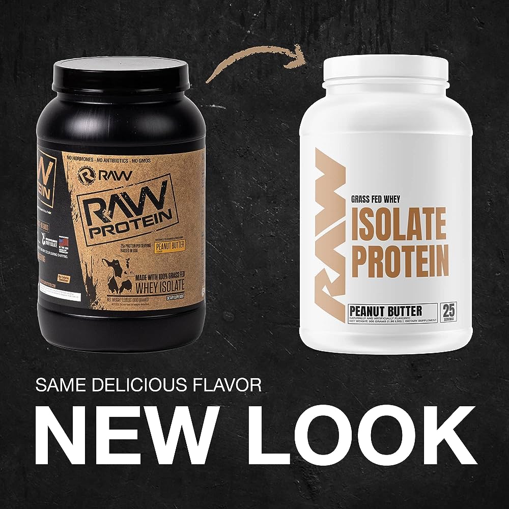 Raw Nutrition Grass Fed Whey Isolate Protein 1.90 Lbs