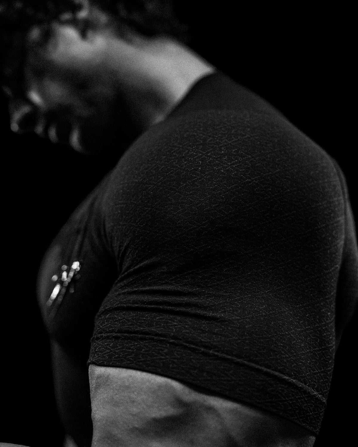 Breathedivinity Doom Tech ™ Armored Venom Texture Shortsleeve Compression Darkness