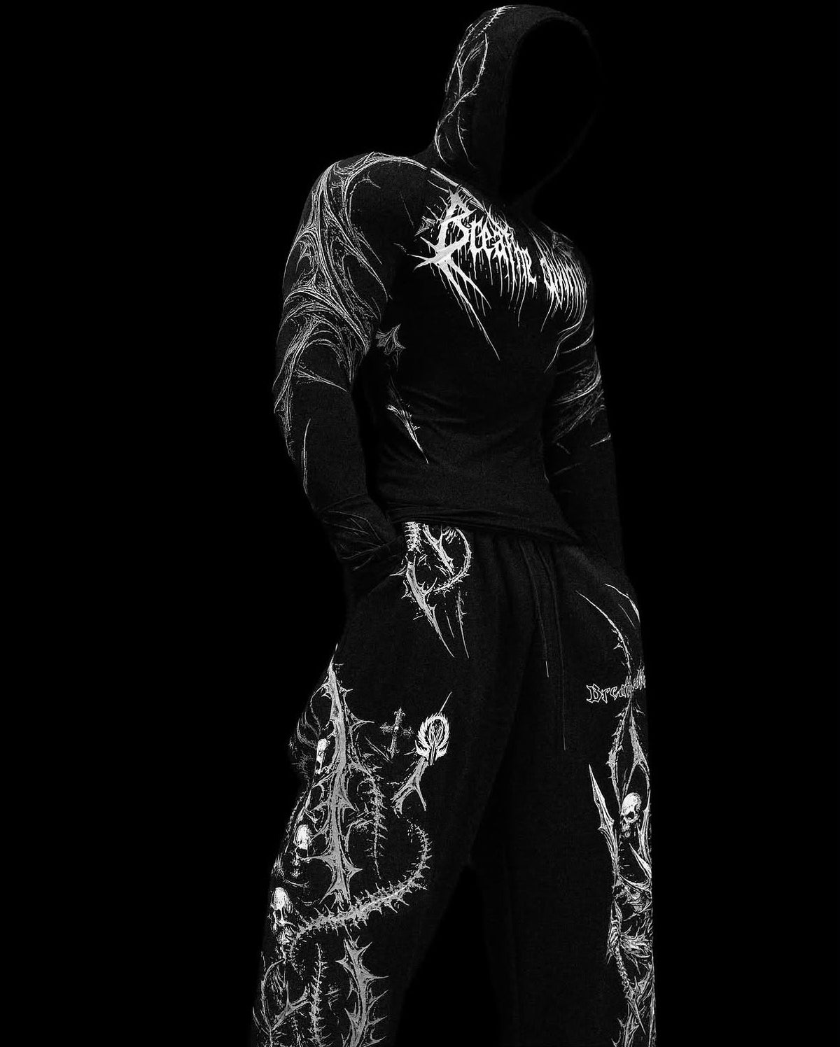 Breathedivinity Void Tech Pulsefire Hoodie Compression Void Black