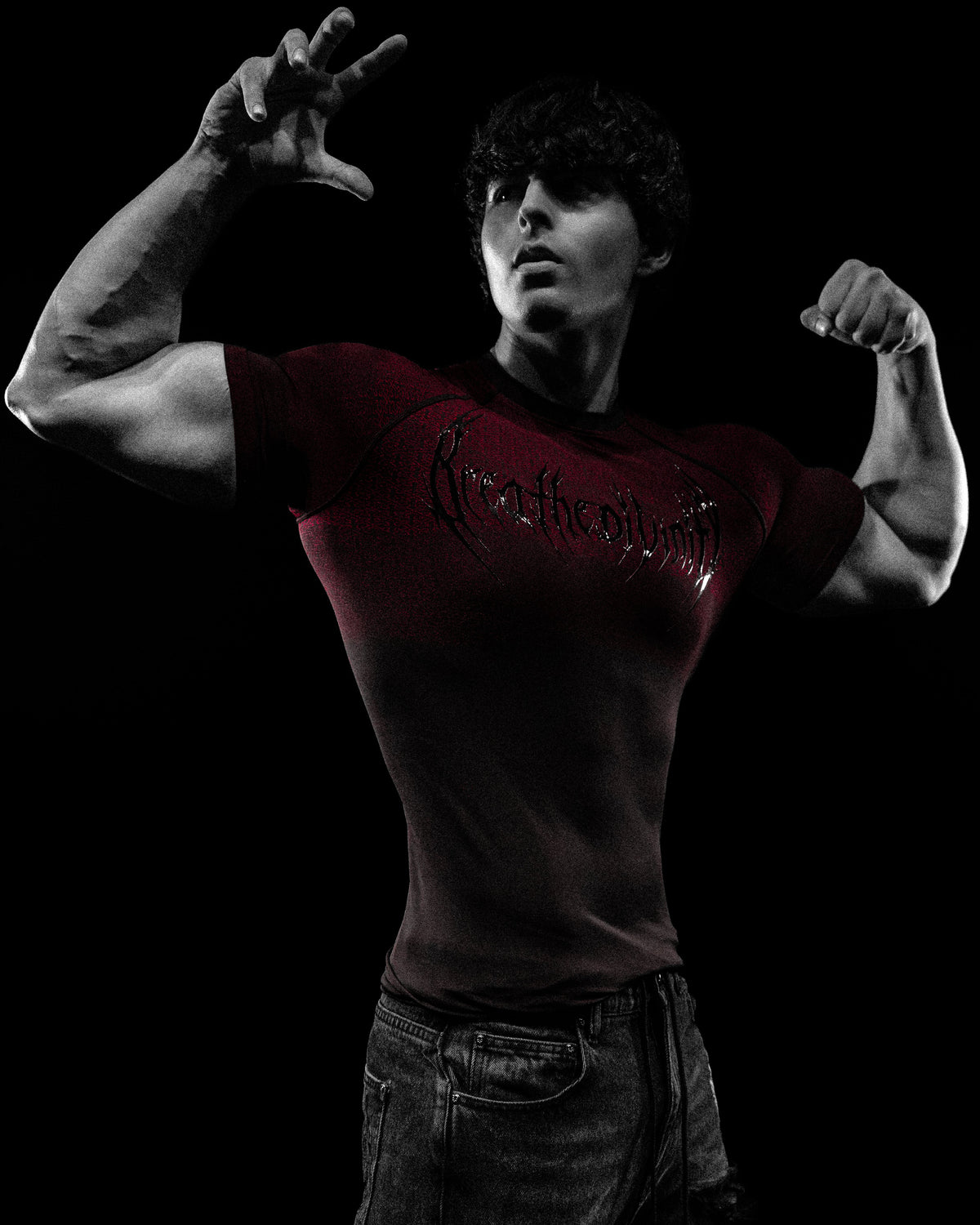 Breathedivinity Doom Tech ™ Armored Venom Texture Shortsleeve Compression Carnage
