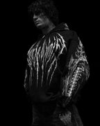 Breathedivinity Death Slayer Oversized Zip-Up Hoodie Void Black