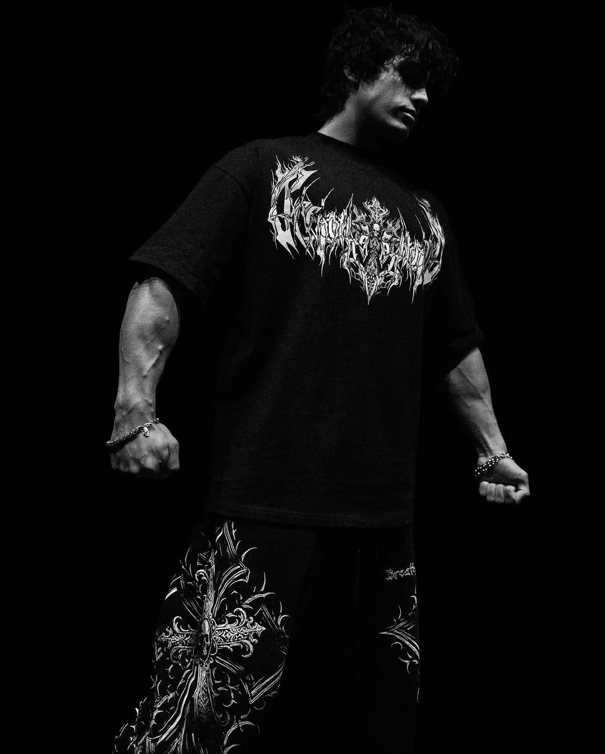 Breathedivinity Oversized T-Shirt Sephiroth Void Black