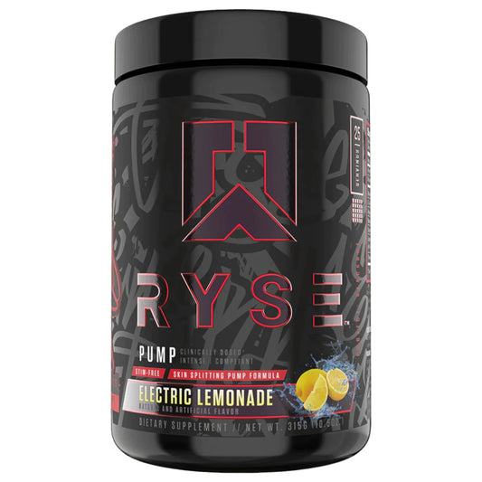 Ryse Pre-Workout Pump Stim-Free 25 Servicios