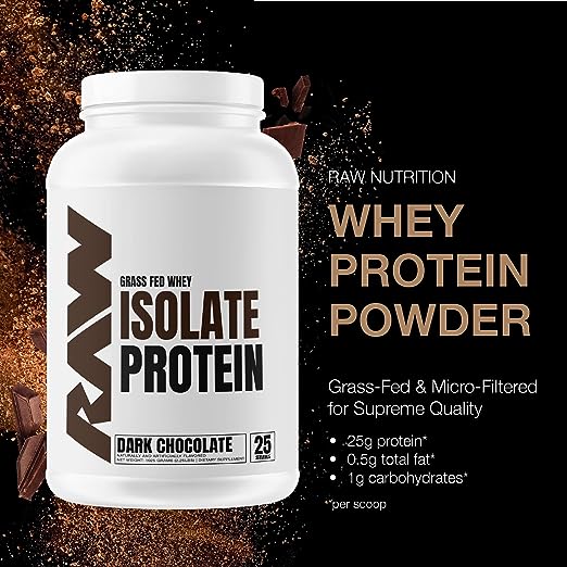 Raw Nutrition Grass Fed Whey Isolate Protein 1.90 Lbs