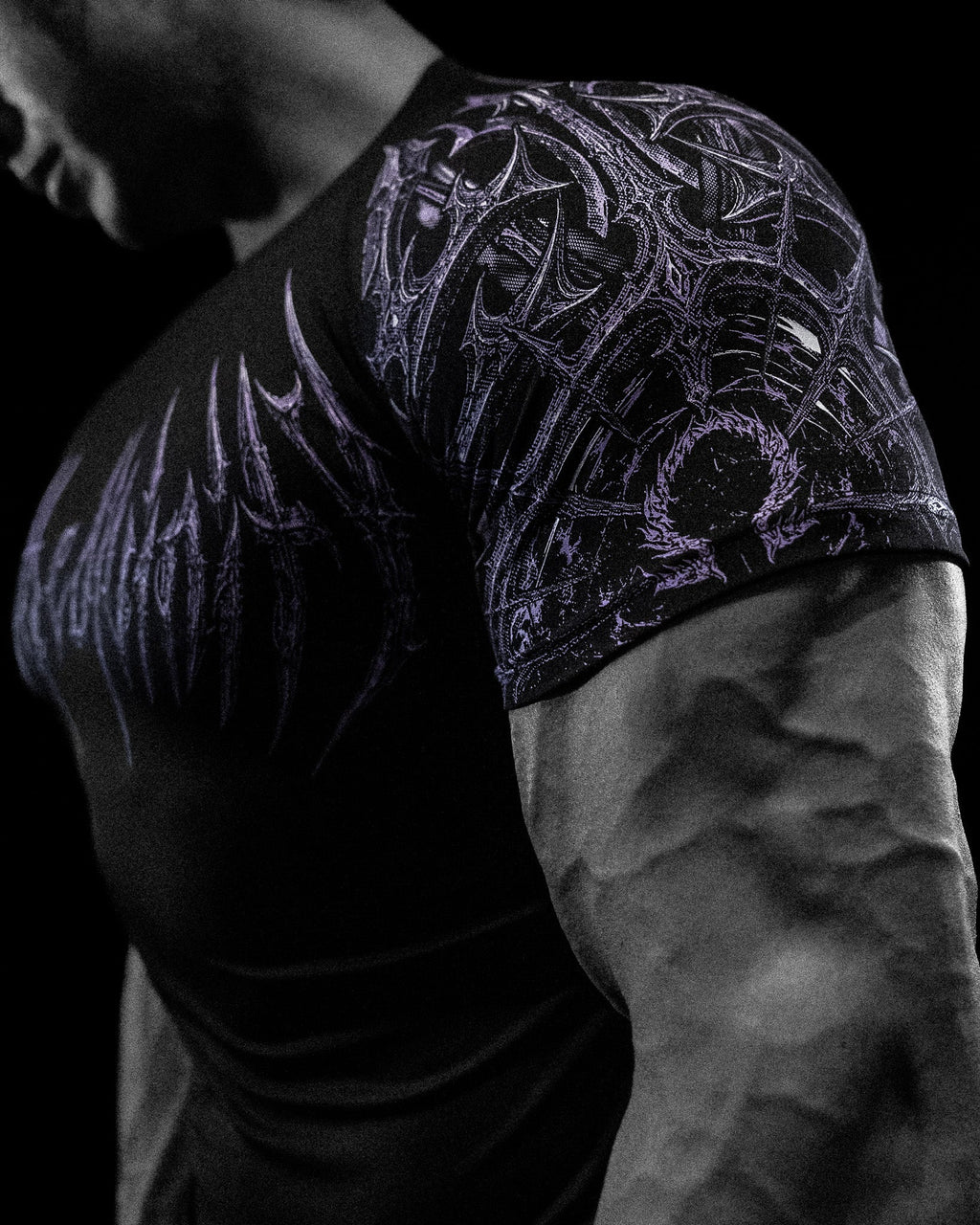 Breathedivinity Void Tech ™ BloodBorne Shortsleeve Compression Nova