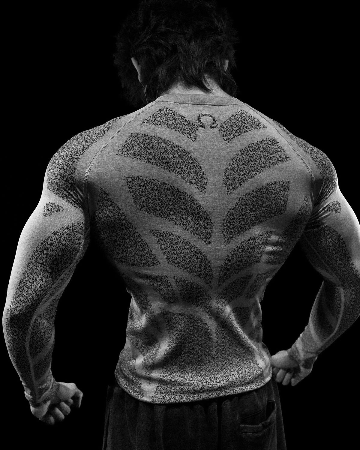Breathedivinity Doom Tech ™ Spider Corpse Longsleeve Compression Divine White