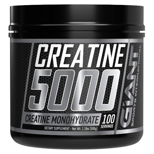 Giant Sports Creatine 5000 500 Gramos 100 Servicios