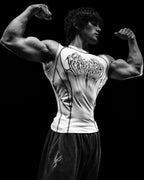 Breathedivinity Void Tech ™ Arachnid Venom Texture Cut-Off Compression Divine White