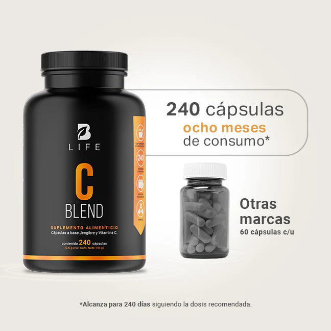 B Life C Blend | Vitamina C 240 Capsulas