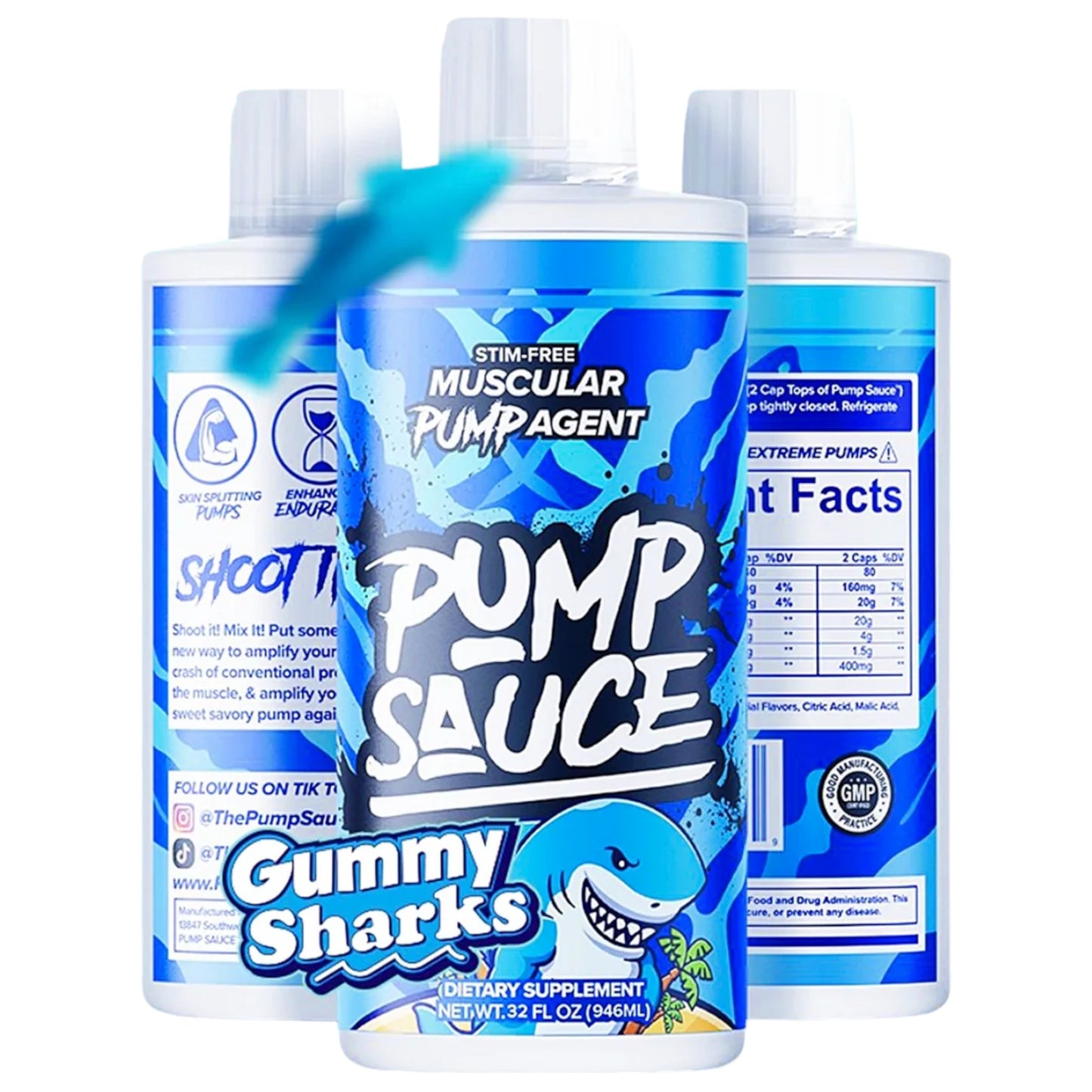 Pump Sauce Stim-Free Pre Workout 32 Servicios