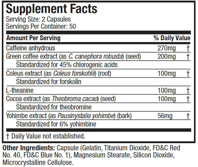 Muscletech Hydroxycut Hardcore Elite 110 Capsulas