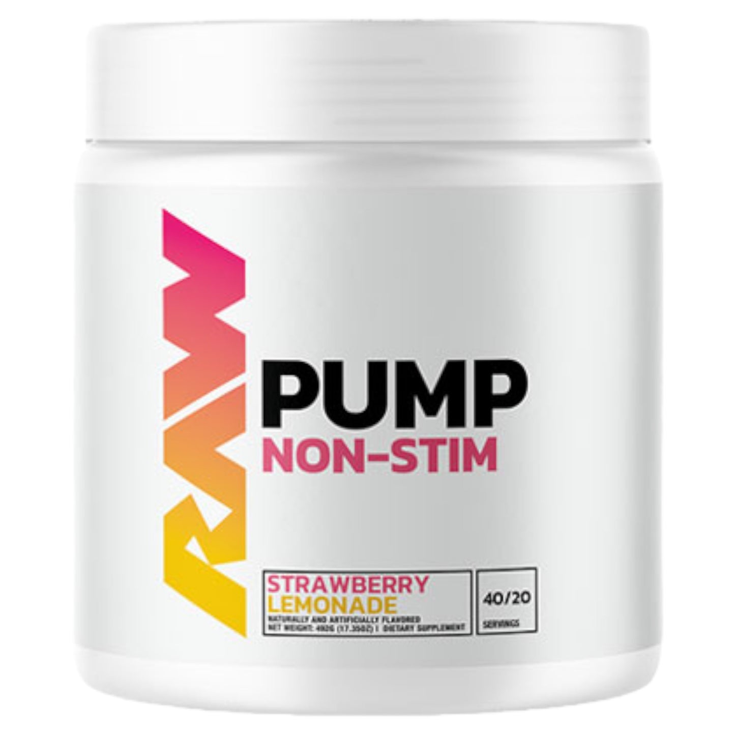 Raw Nutrition Pump Non-Stim 40 Servicios