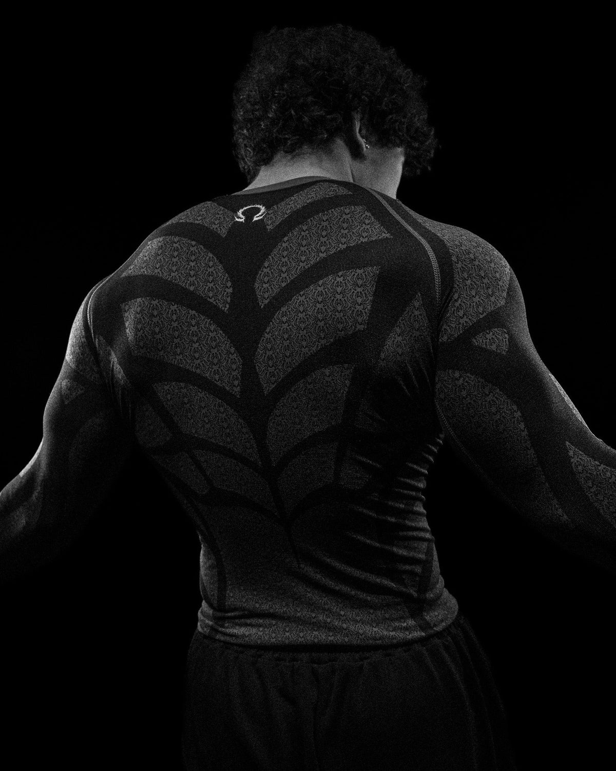 Breathedivinity Doom Tech ™ Spider Corpse Longsleeve Compression Midnight