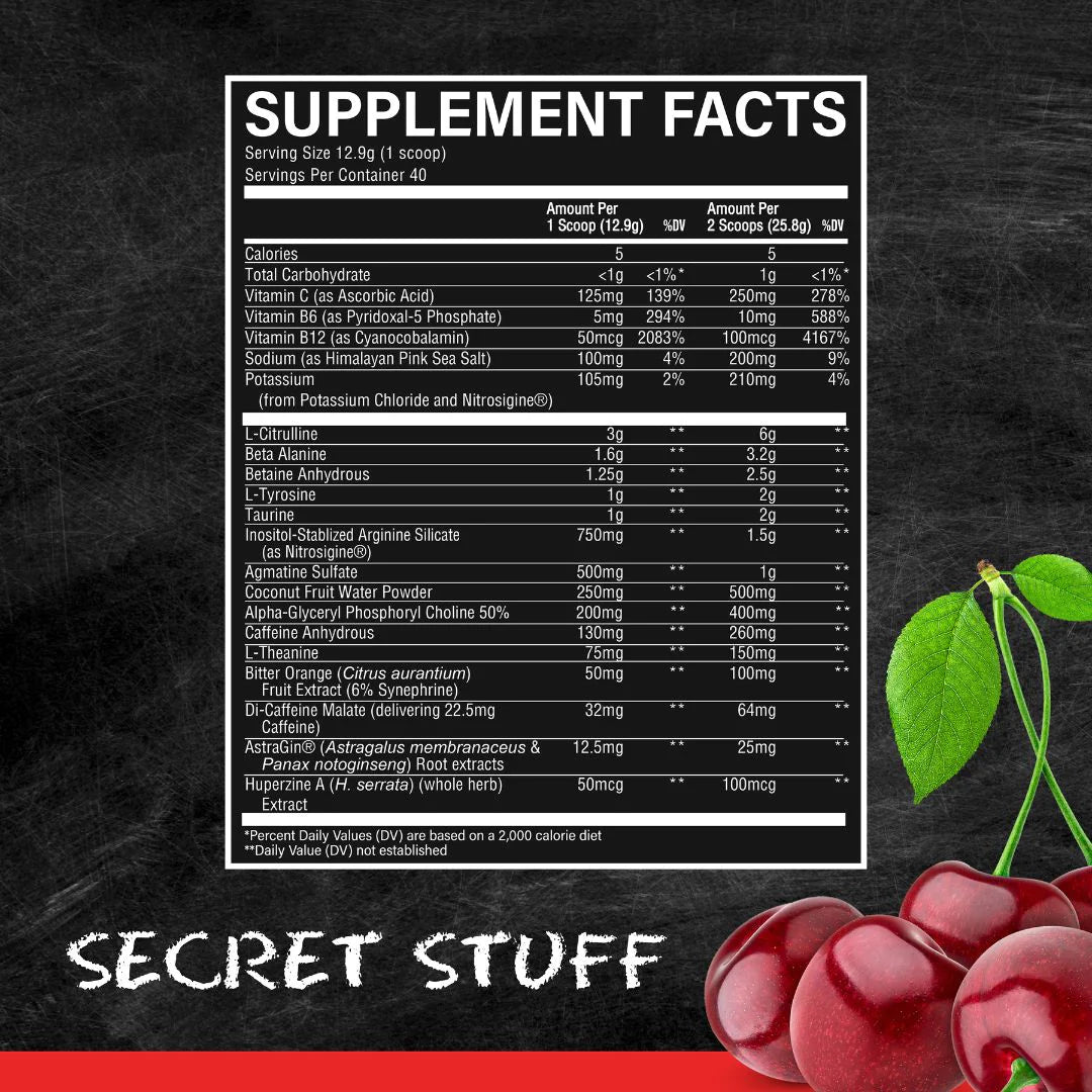 Raw Nutrition Christopher's Secret Stuff 40 Servicios