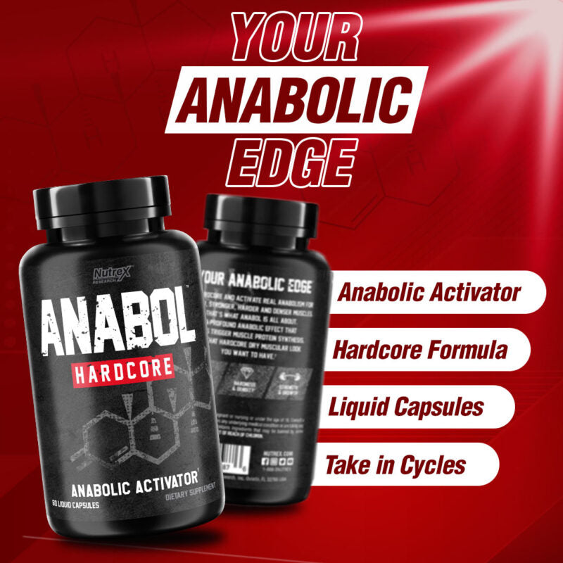 Nutrex Anabol Hardcore 60 Capsulas