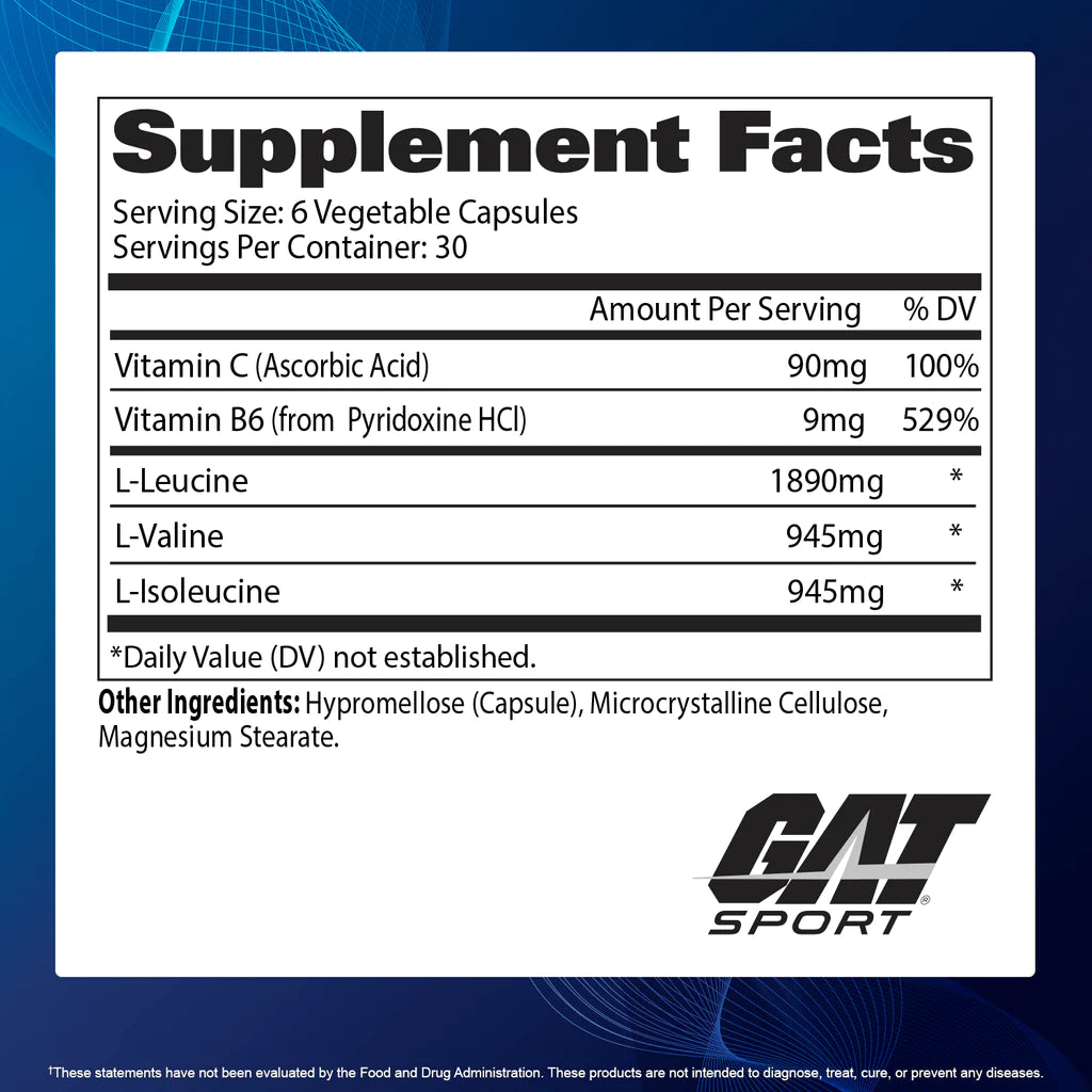 Gat Sport Bcaa Powder 50 Servicios