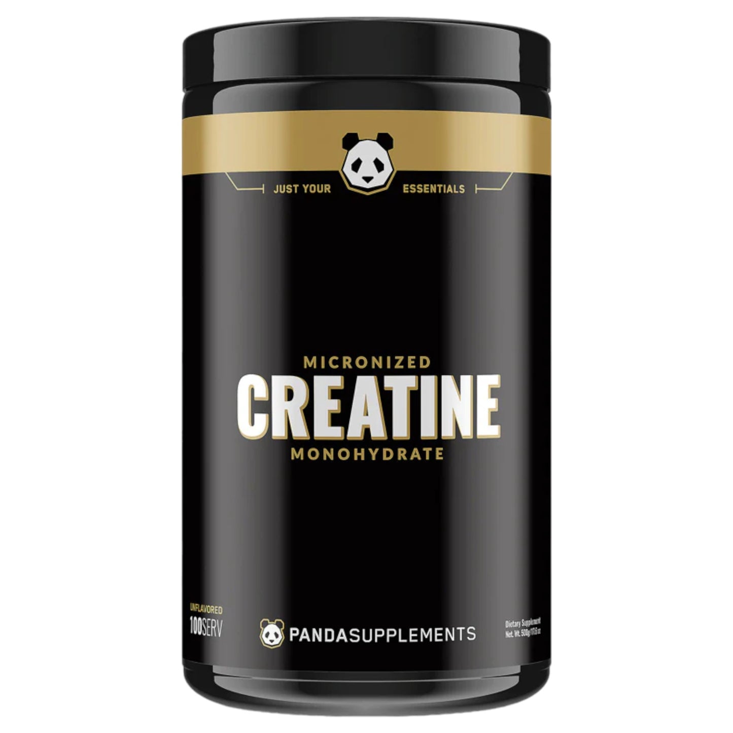 Panda Supplements Micronized Creatine Monohydrate 500 Gramos 100 Servicios