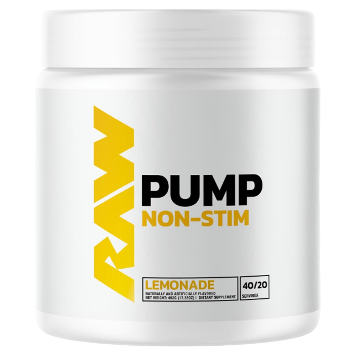 Raw Nutrition Pump Non-Stim 40 Servicios