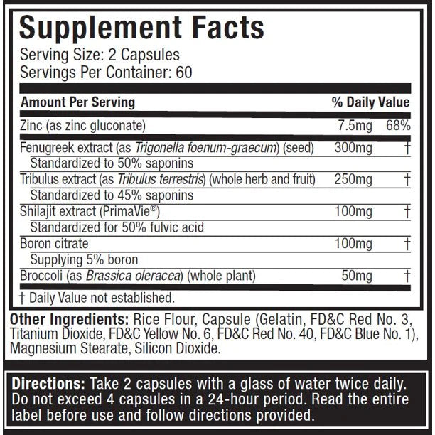 Muscletech Alpha Test 120 Capsulas