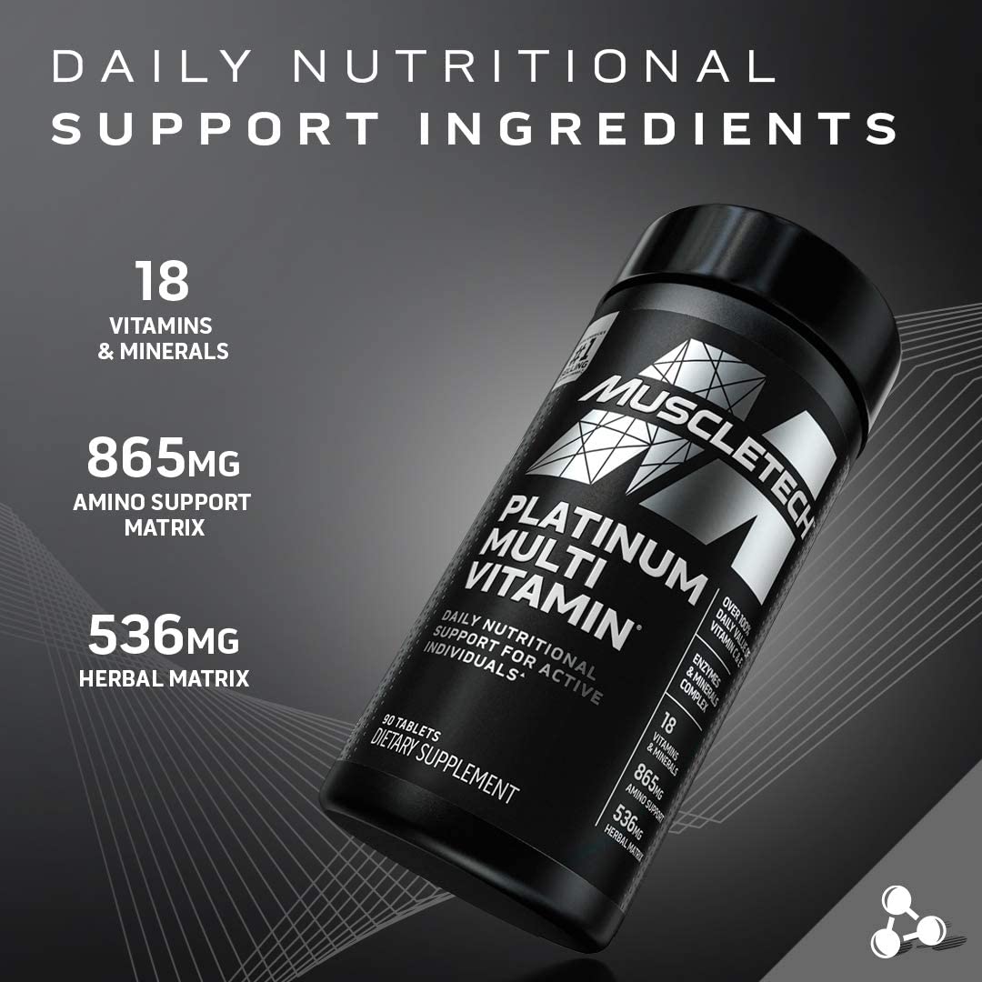 Muscletech Platinum Multivitamin 90 Tabletas