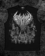 Breathedivinity Soul Sanctum Cut-Off Tee Void Black