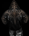 Breathedivinity Death Slayer Oversized Zip-Up Hoodie Wither