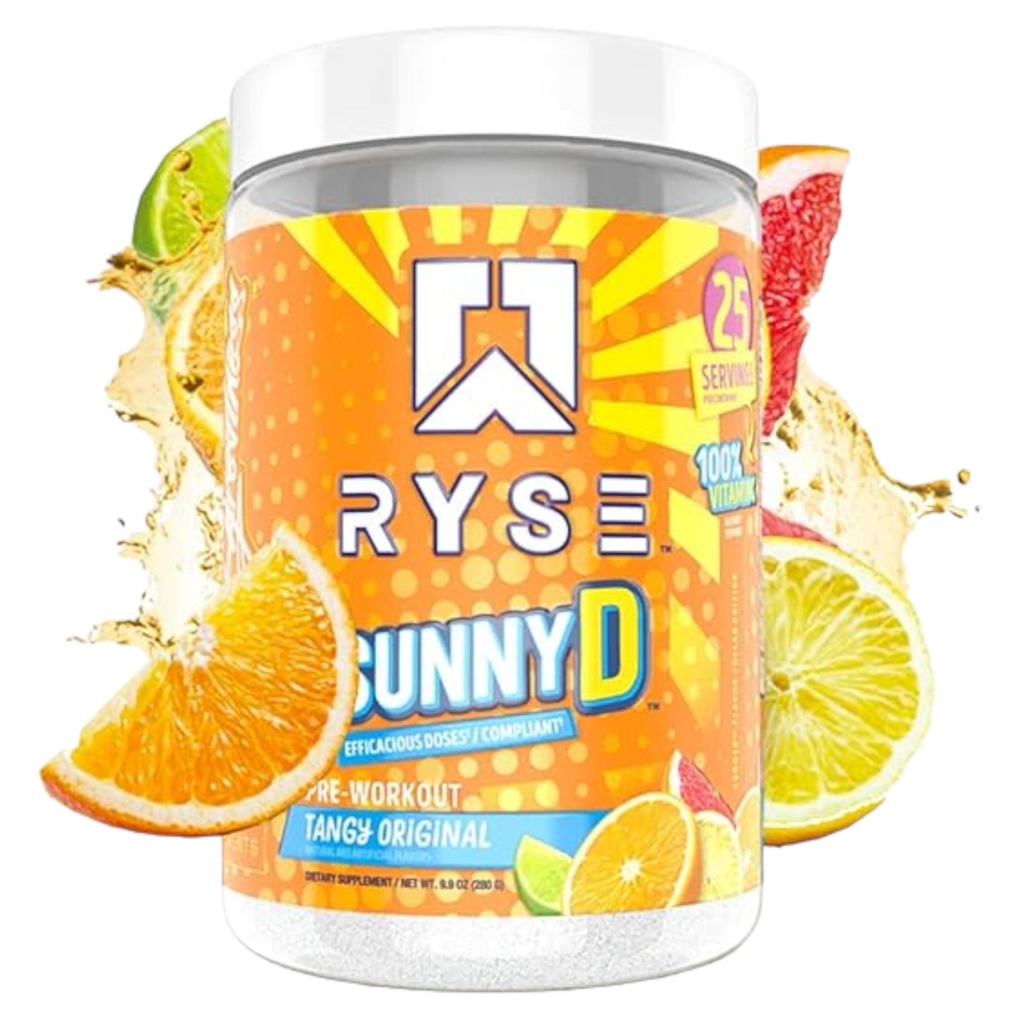 Ryse Pre-Workout Ryse Sunny D 25 Servicios