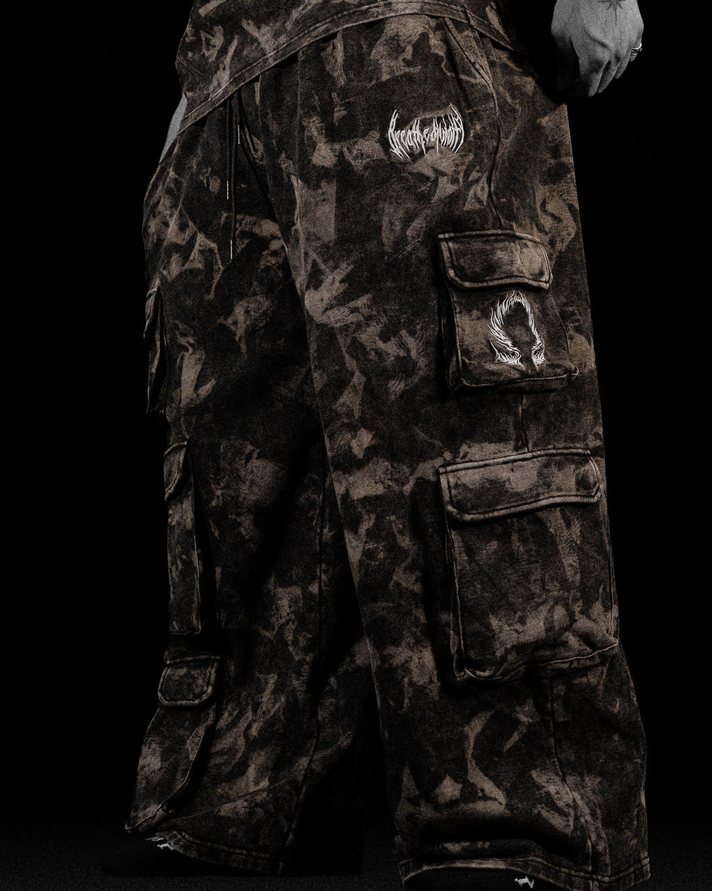 Breathedivinity Recluse Oversized Uncuffed Cargos Recluse