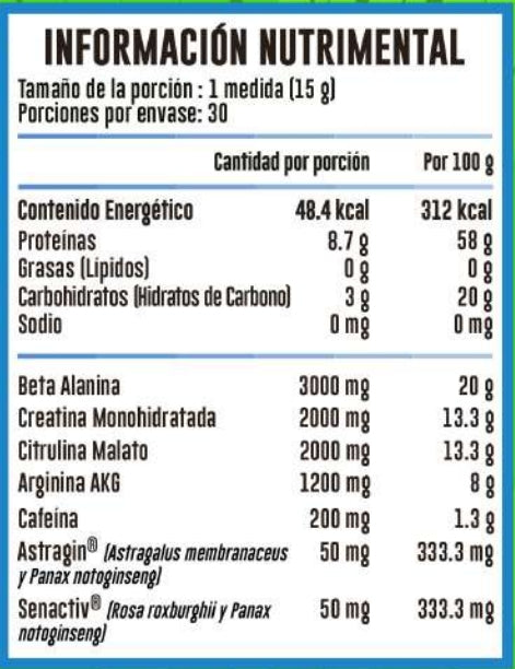 Comics Energy Wow! Pre-Entreno 30 Servicios