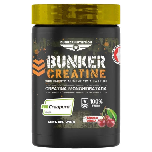 Bunker Nutrition Bunker Creatine Creapure 240 Gramos 40 Servicios