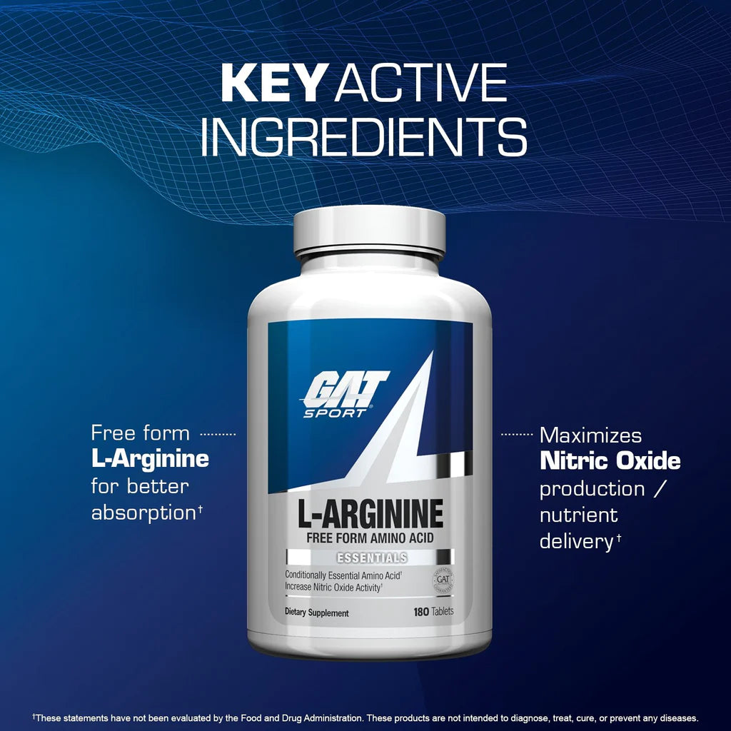 Gat Sport L-Arginine 180 Tabletas