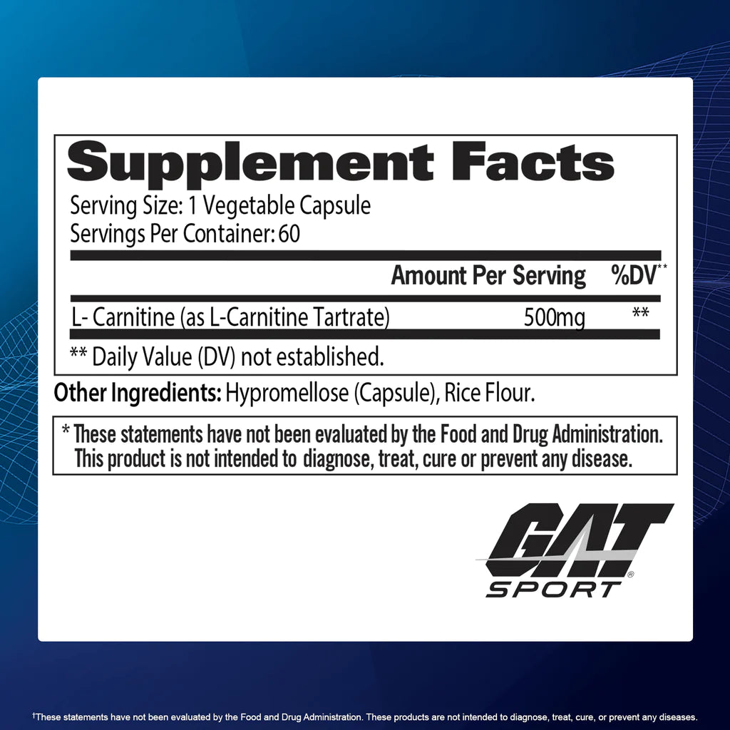 Gat Sport L-Carnitine 60 Capsulas